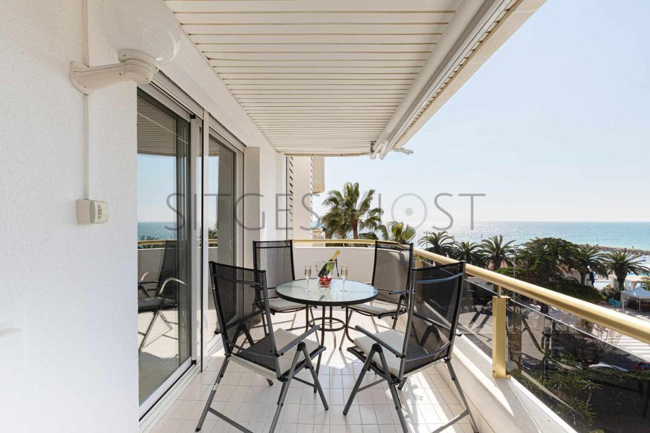 Apartamento Sitges Arena Dos Piscinas Frente Al Mar Exterior foto