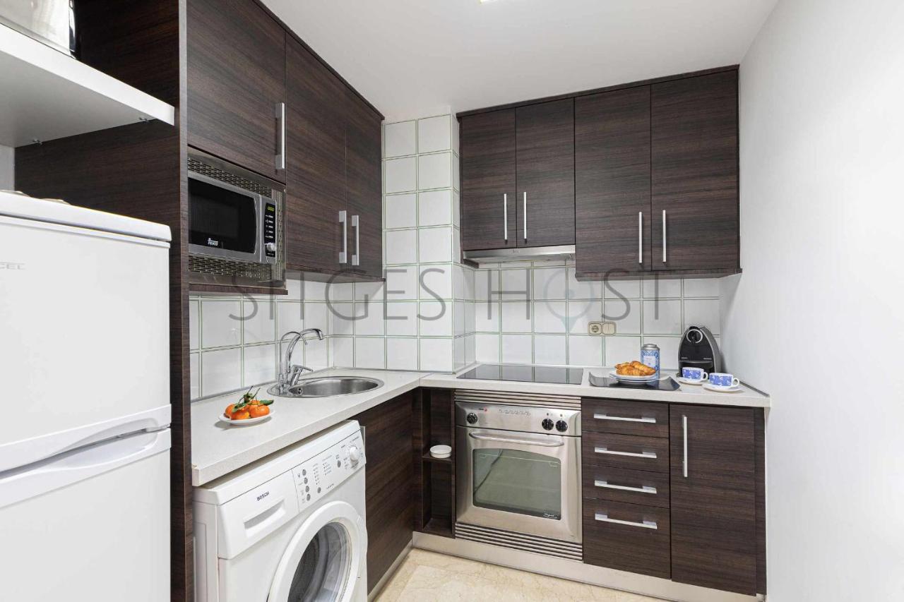 Apartamento Sitges Arena Dos Piscinas Frente Al Mar Exterior foto